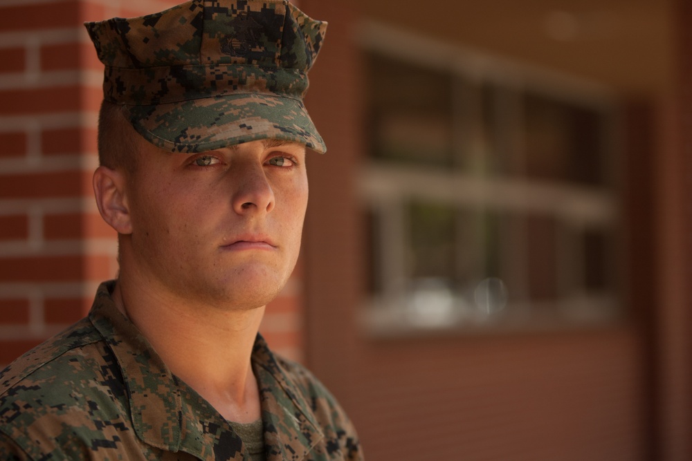 Livonia, N.Y., native training at Parris Island to become U.S. Marine