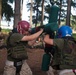 Photo Gallery: Marine recruits spar with pugil sticks for bayonet training on Parris Island