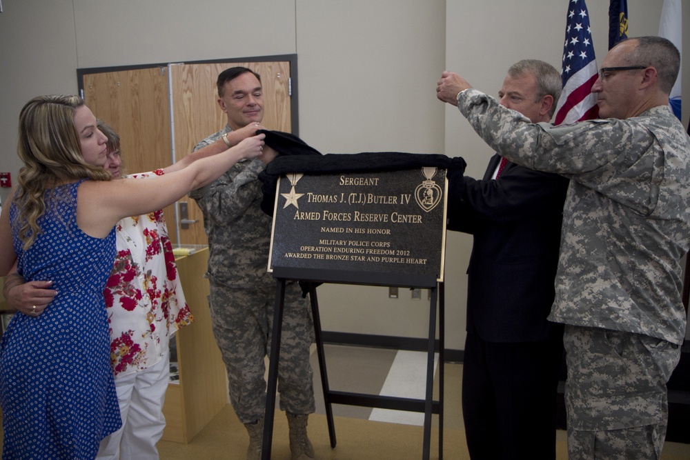 “Say my baby’s name” Wilmington Armed Forces Reserve Center memorialized in honor of local Soldier