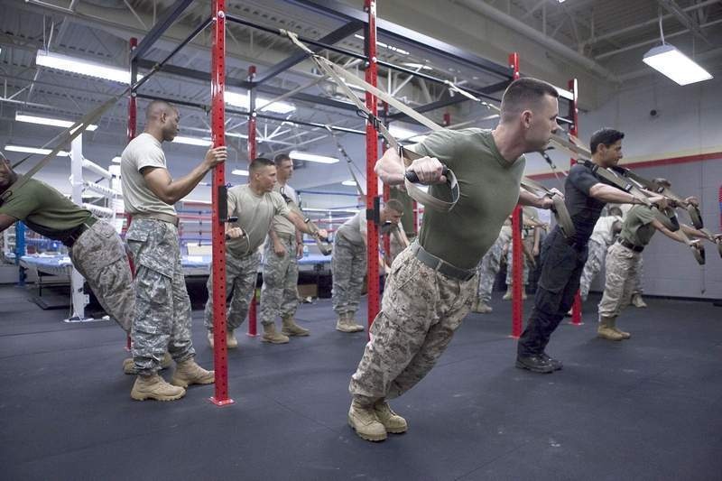 Marines, Soldiers certify to lead HITT center workouts