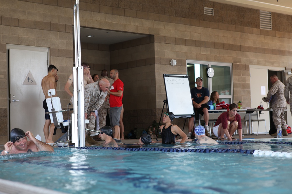 USMC Wounded Warrior Regiment Warrior Athlete Reconditioning Program Swim Camp