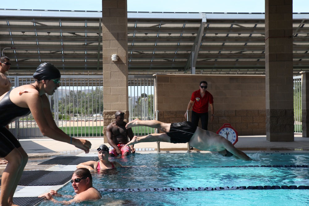 USMC Wounded Warrior Regiment Warrior Athlete Reconditioning Program Swim Camp