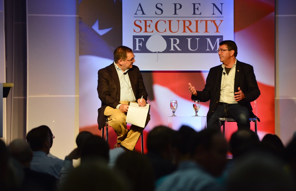 Carter attends the Aspen Security Forum