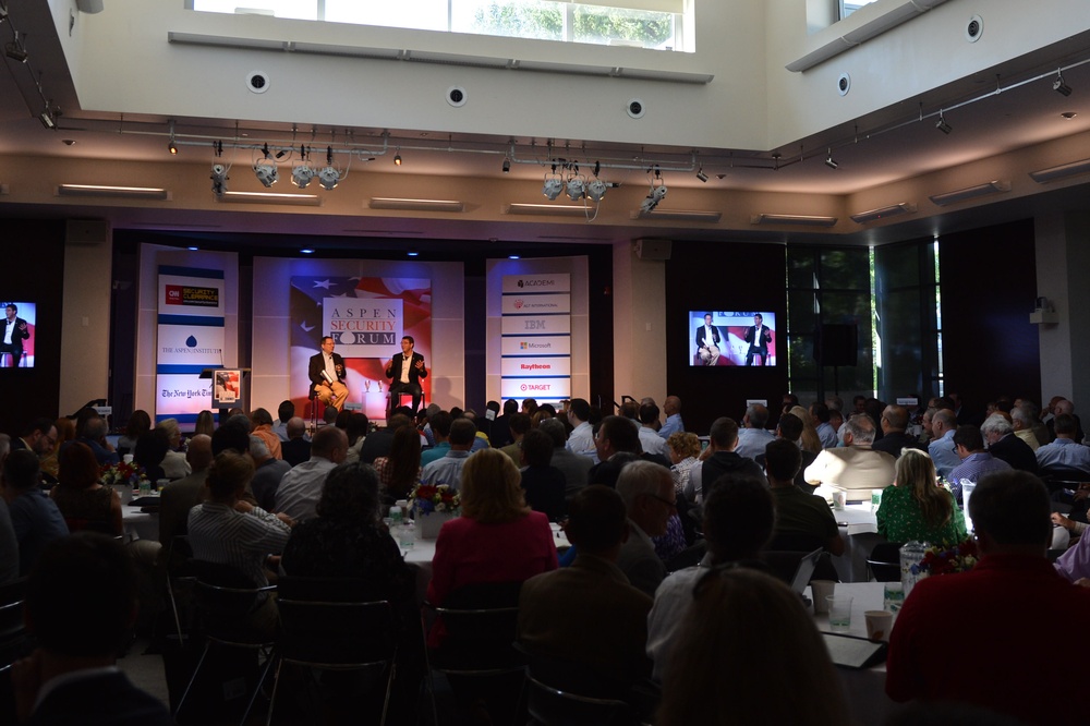 Carter attends the Aspen Security Forum