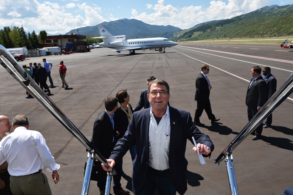 Deputy security Carter attends the Aspen Security Forum