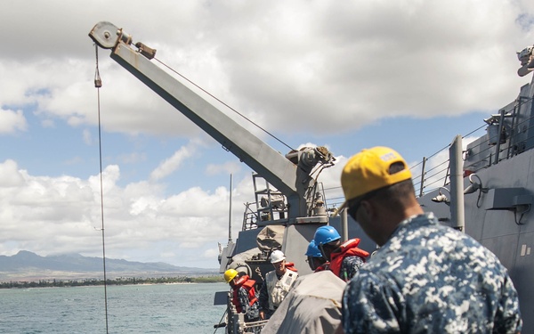 USS Chafee action