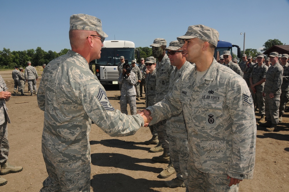 Training at Camp Grafton