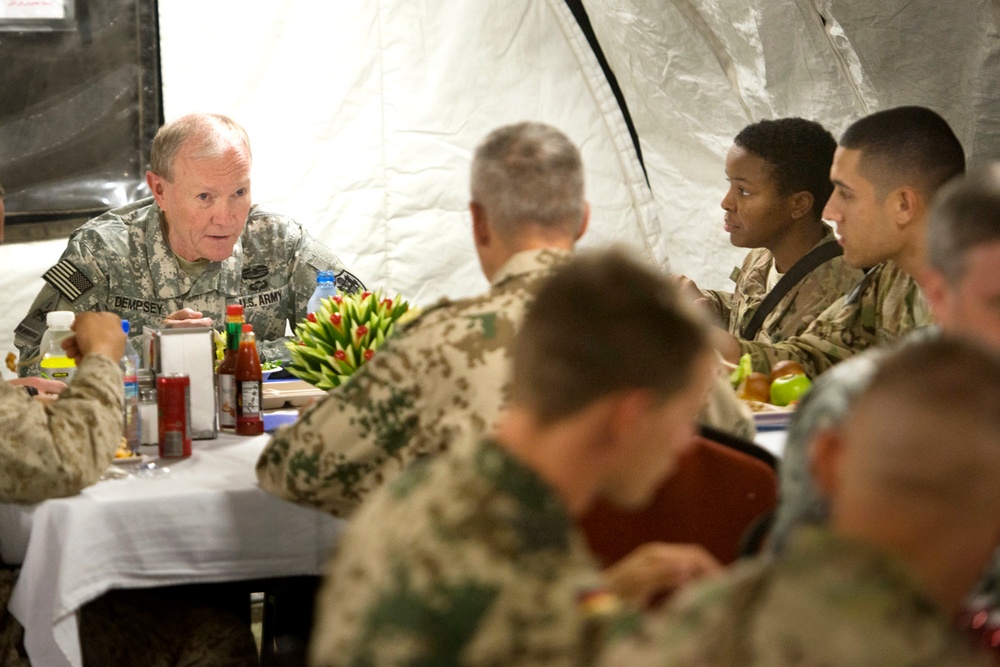 Dempsey in Afghanistan