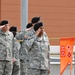 Change of command 509th Signal Battalion, uncasing of the colors