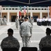 Change of command 509th Signal Battalion, uncasing of the colors