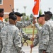 Change of command 509th Signal Battalion, uncasing of the colors