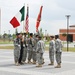 Change of command 509th Signal Battalion, uncasing of the colors