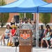 Change of command 509th Signal Battalion, uncasing of the colors