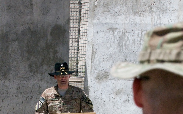 Transfer of authority ceremony held at FOB Tagab