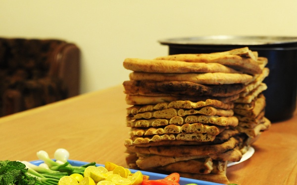 Provincial Reconstruction Team – Uruzgan share Iftar with Afghan colleagues