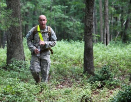 Soldiers conduct land nav training