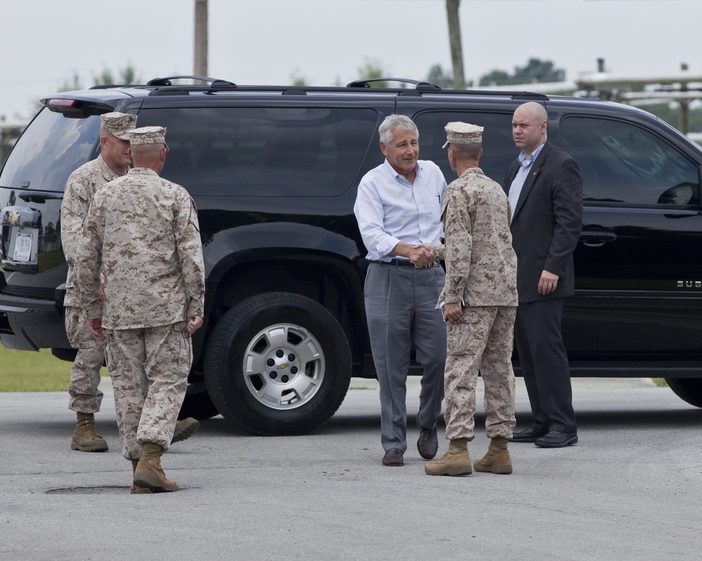 Defense secretary visit