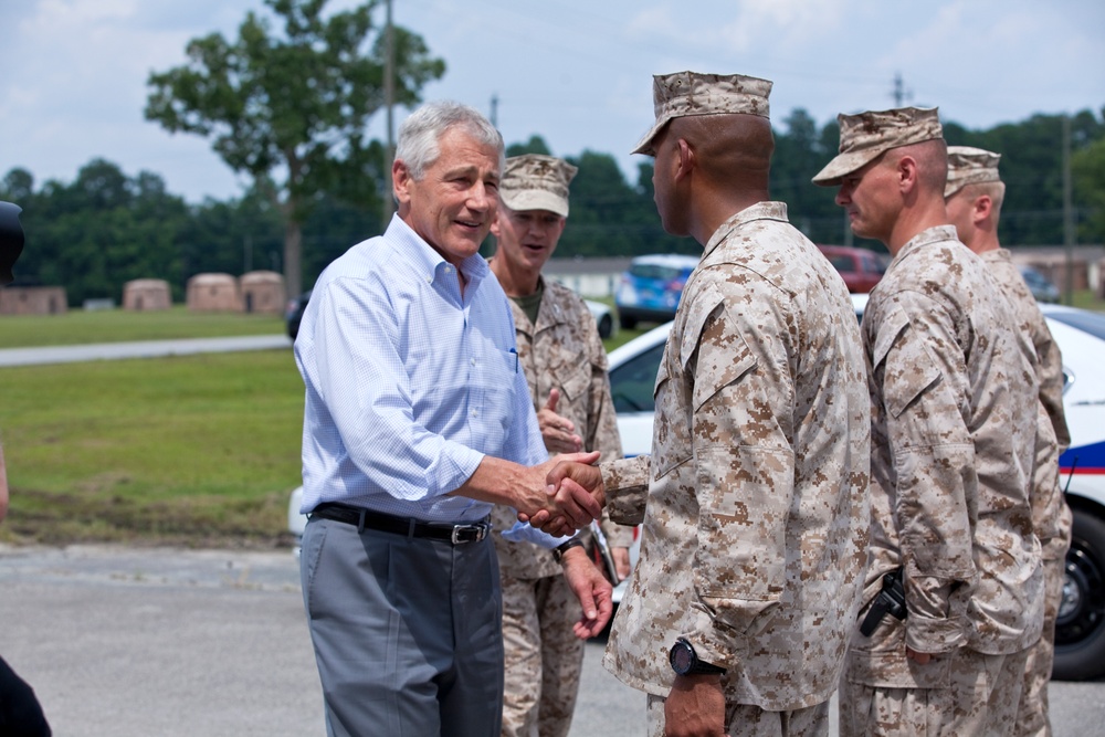 Defense secretary visit