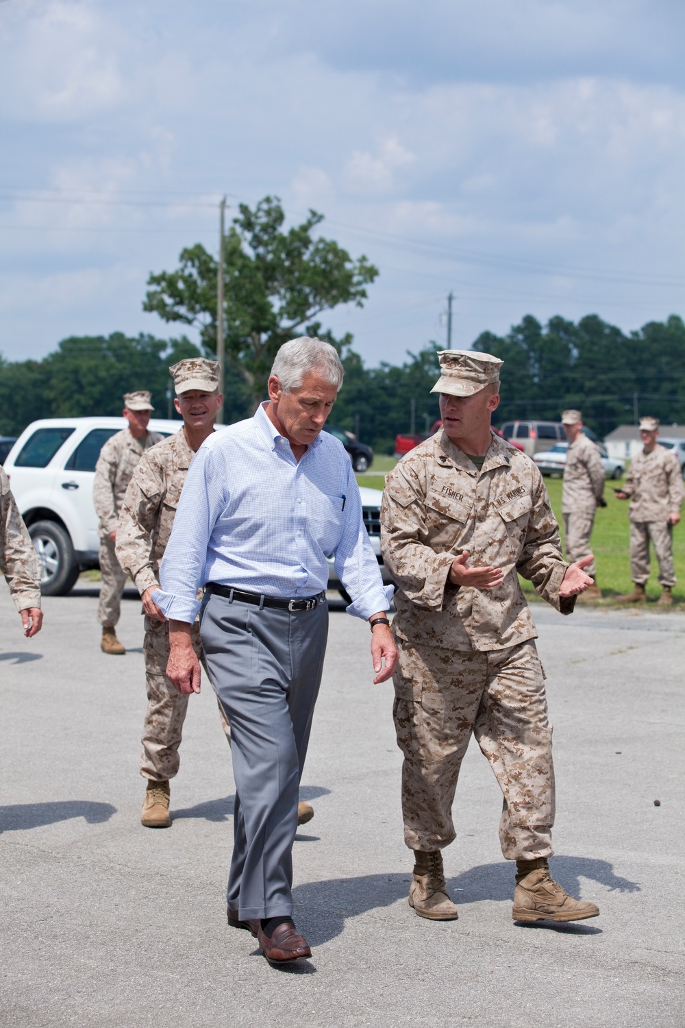 Defense secretary visit