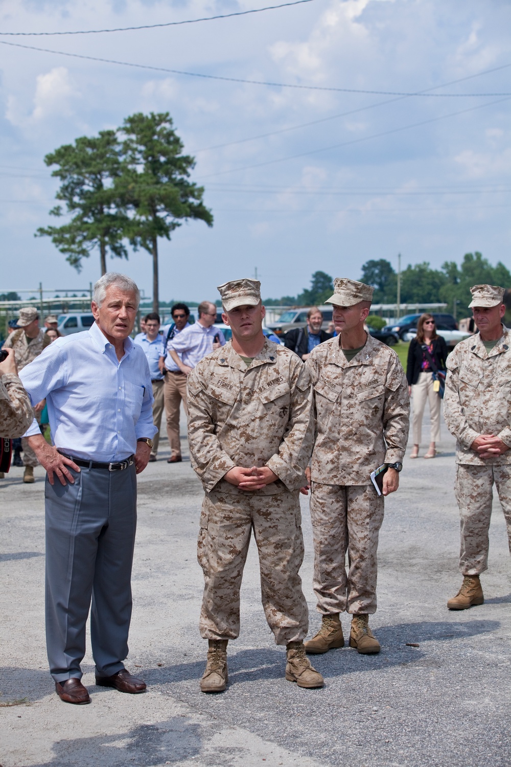 Defense secretary visit