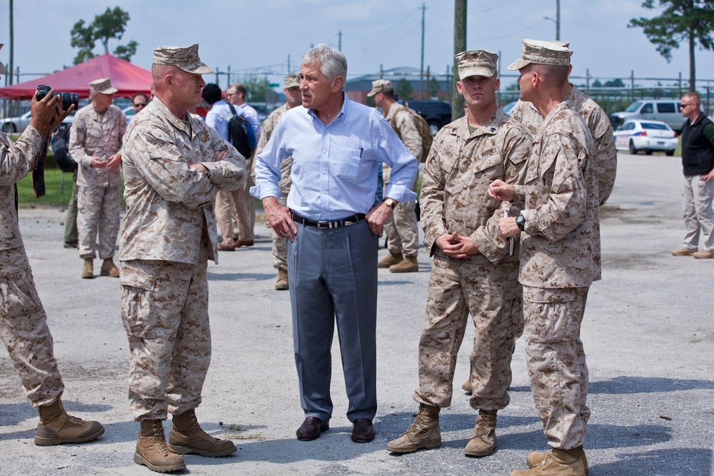 Defense secretary visit