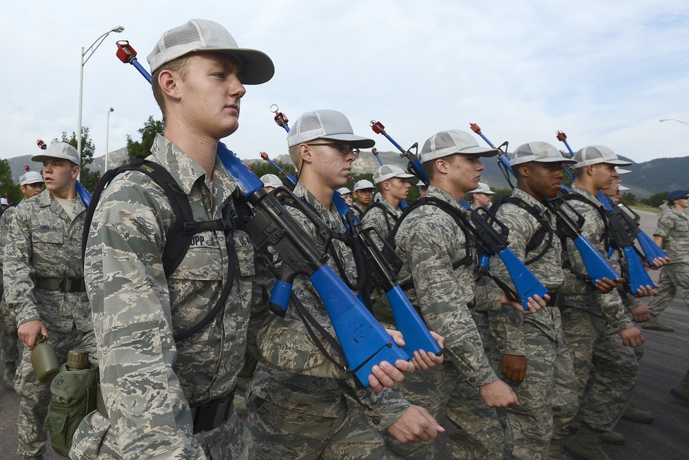 US Air Force Academy Class of 2017 Basic Cadet Training