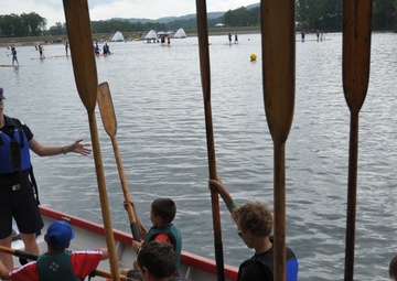 Sea Scout leader educates scouts at 2013 National Scout Jamboree