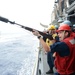 USS Antietam replenishes at sea