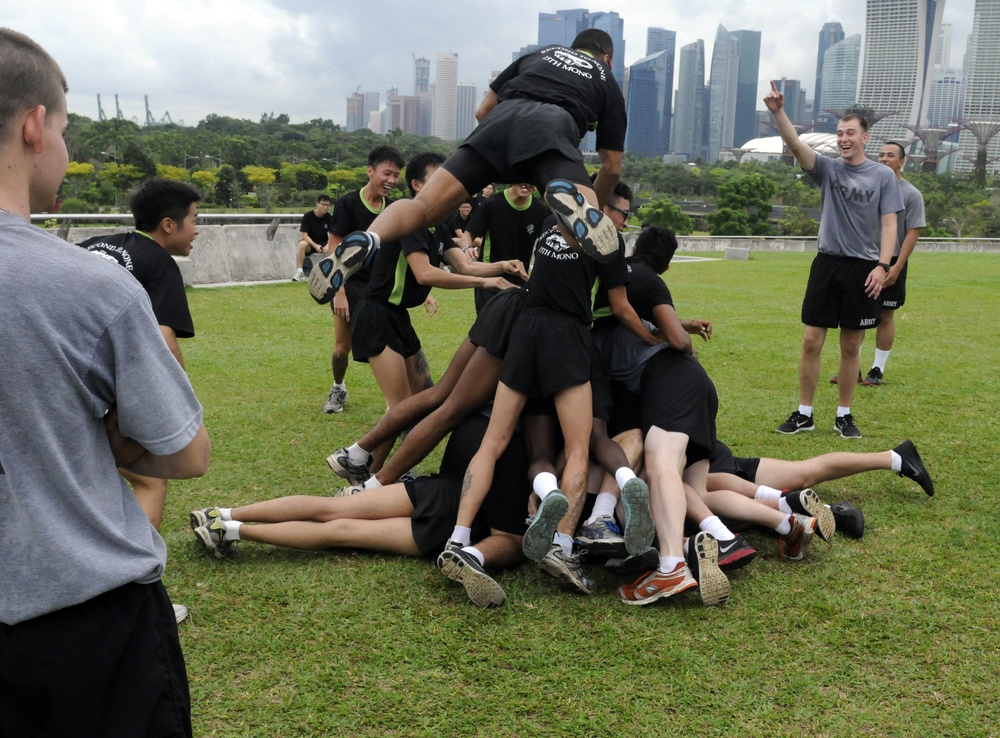 Sweating for stunning scenery