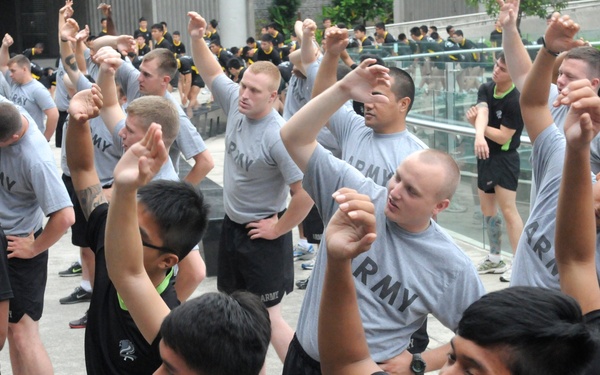 Sweating for stunning scenery