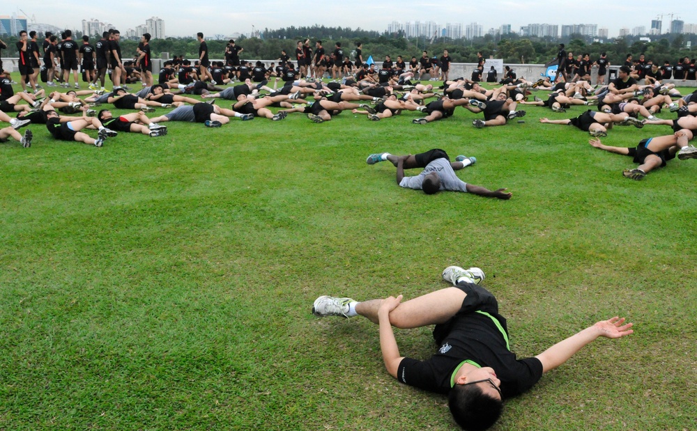 Sweating for stunning scenery