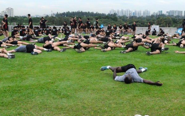 Sweating for stunning scenery