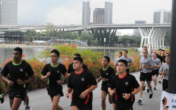 Sweating for stunning scenery