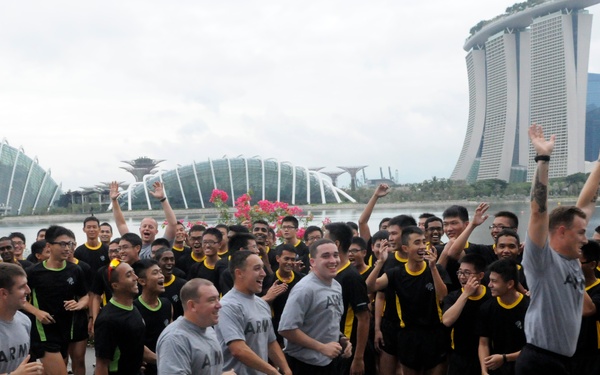 Sweating for stunning scenery