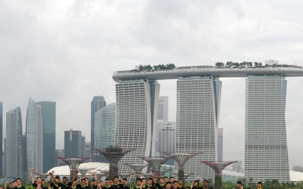 Sweating for stunning scenery