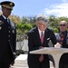Secretary of the Army John McHugh honors veterans at National Memorial Cemetery of the Pacific