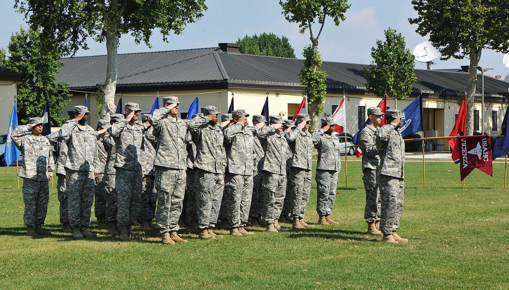 Health Center-Vicenza change of command