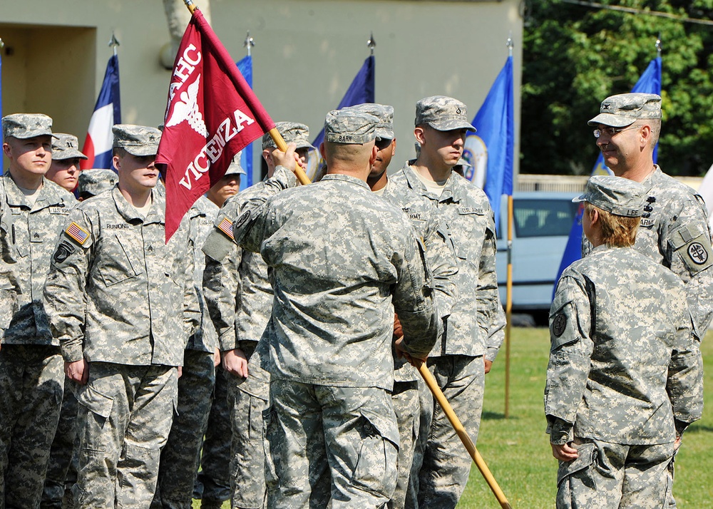 Health Center-Vicenza change of command