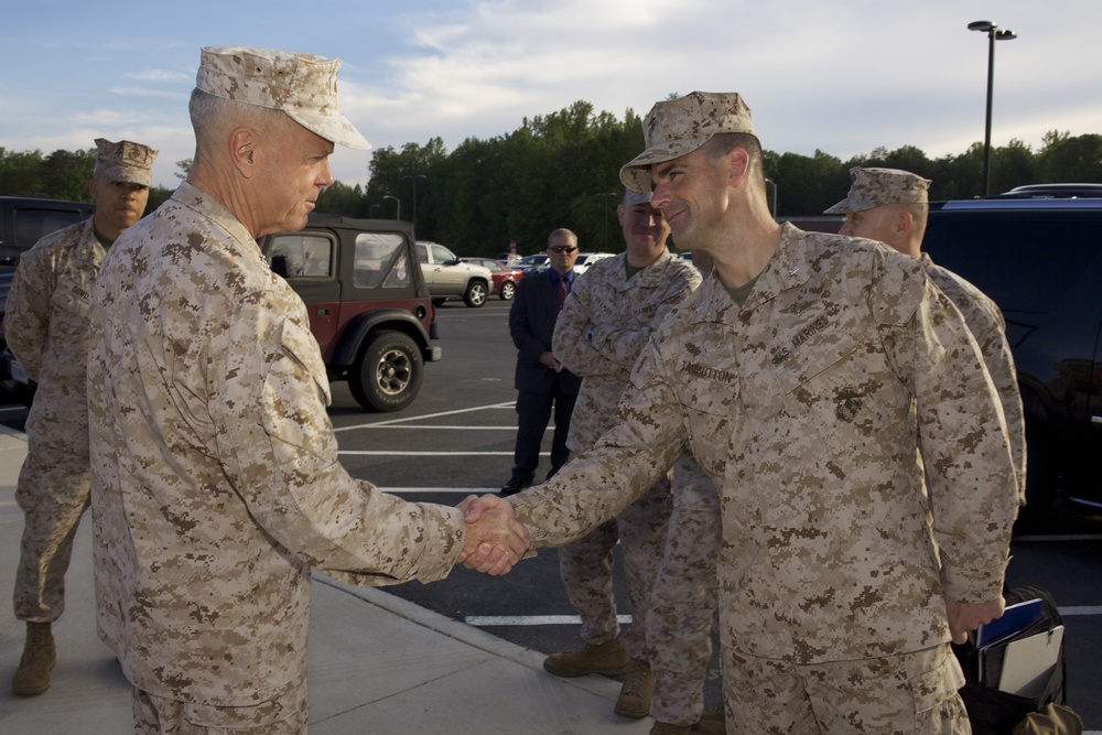 Marine Corps commandant at Marine Corps Base Quantico