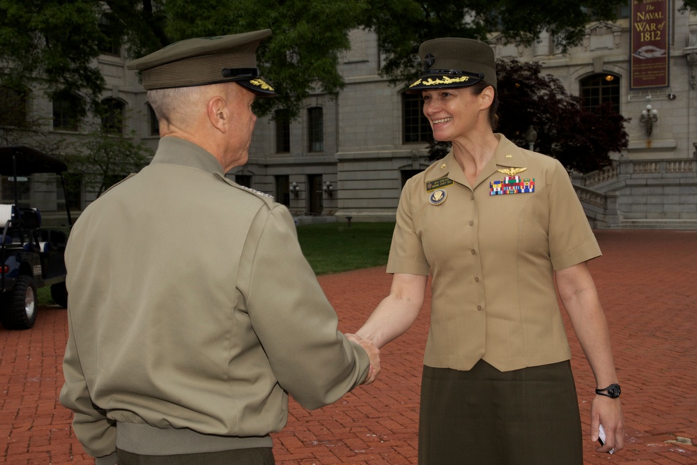 Gen. Amos visits US Naval Academy