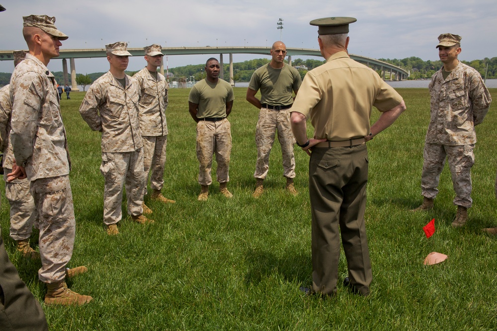 Gen. Amos visits US Naval Academy