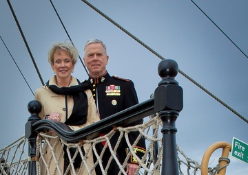 Gen. James F. Amos and wife Bonnie