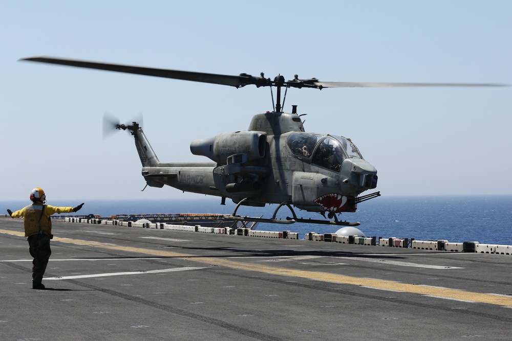 USS Kearsarge flight deck operations