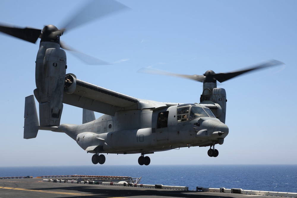 USS Kearsarge flight deck operations