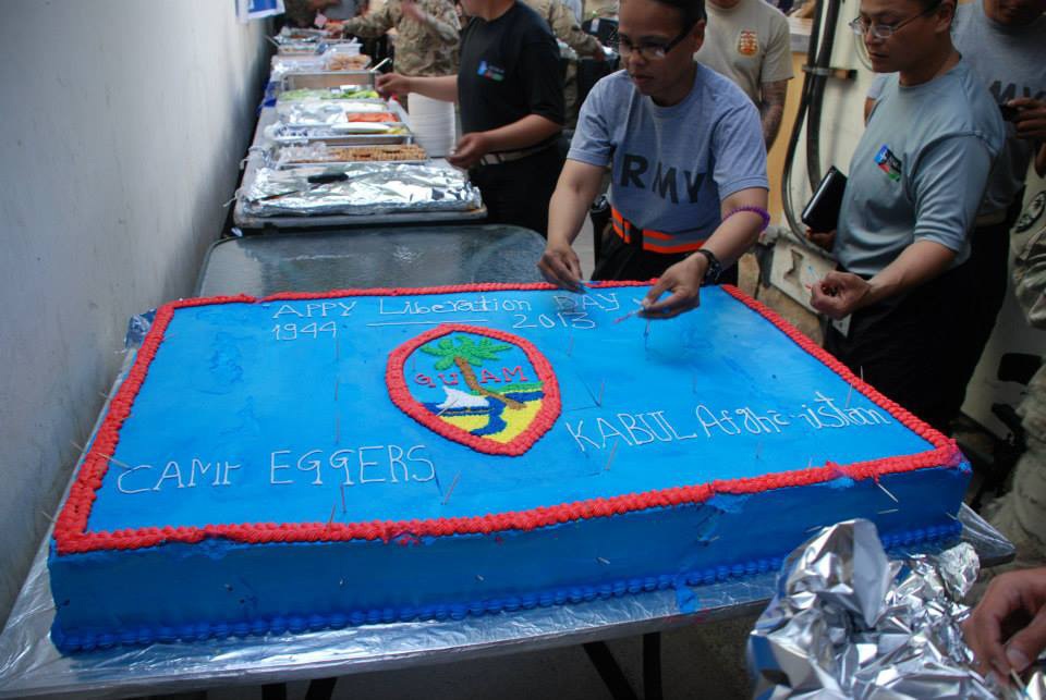Deployed Guam Guardsmen celebrated 69 years of freedom July 21