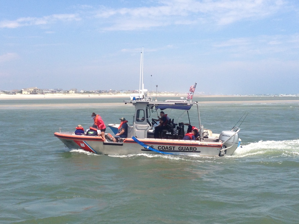 Coast Guard assists five boaters near Bogue Inlet