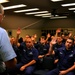 Master Chief of the Coast Guard addresses crew of Sector Field Office Moriches