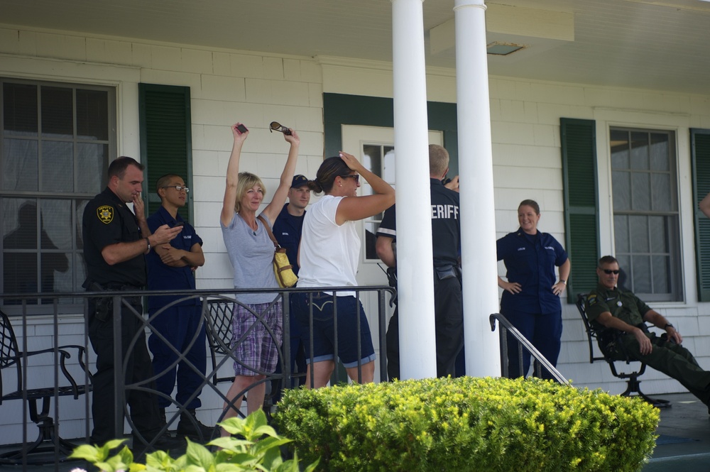 Coast Guard searches for person in the water near Montauk, N.Y.