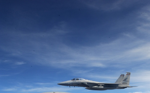 Answering the call: McConnell refuels ANG F-15s