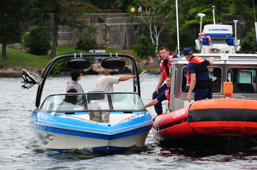 Station Alexandria Bay conducts safety boarding